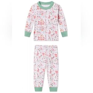 LAKE Mr. Boddington North Pole Christmas Pajamas Size 2